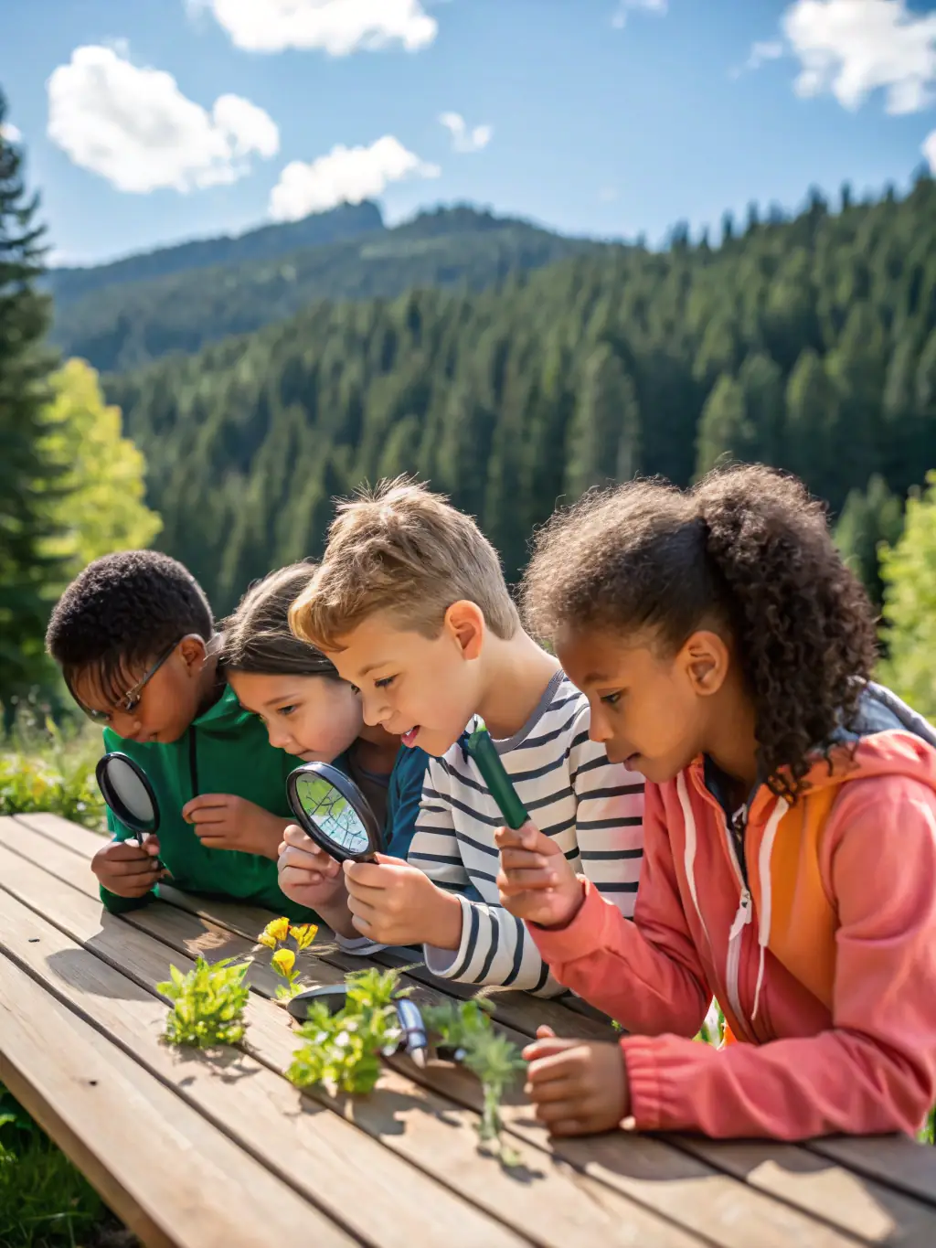 A group of students participating in an environmental education workshop, emphasizing community involvement and awareness.